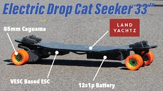 How to Build a DIY Electric Skateboard *15 lb Landyachtz Drop Cat Seeker 33 V2*