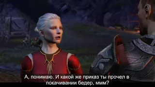 Dragon Age: Origins - Диалог Винн/Алистер: Про канарейку и покачивание бедер (Rus Subs)