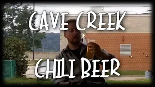 Craft Beer Review - Cave Creek Chili Beer with Churritos