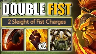 Upgraded double Sleight of Fist [Bloodrage + Grow] Dota 2 Ability Draft