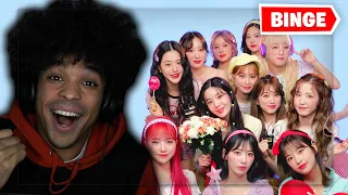 First Time Reacting to IZ*ONE - (ALL M/V)