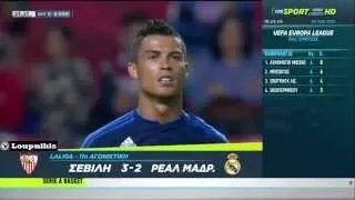 Sevilla FC vs Real Madrid 3-2 All Goals and Highlights {8/11/2015}