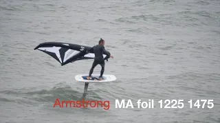 Armstrong MA Foil 1225 1475 WingFOIL Test 2023