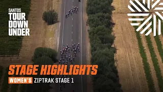 Ziptrak Women's Stage 1 Highlights | Santos Tour Down Under