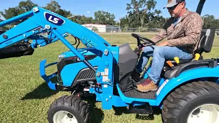 LS TRACTOR MT225S WITH BACKHOE PREVIEW AND WALKAROUND