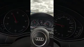 Audi a7 3.0 tfsi (stock 300hp) launch control acceleration