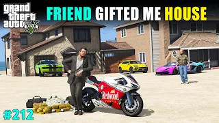 FRIEND GIFTED ME MILLION DOLLAR MANSION | GTA V GAMEPLAY #212 | TECHNO GAMERZ GTA 5