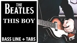 The Beatles - This Boy /// BASS LINE [Play Along Tabs]