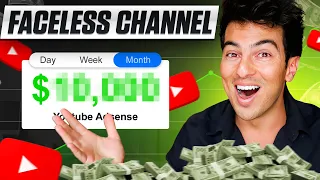 How To Start a Faceless YouTube Channel And Make $10,000 Per Month in 2024!