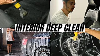 Interior Deep Cleaning My Audi A4 - ASMR Car Detailing
