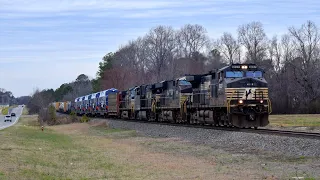 Norfolk Southern P98 With Export Locomotives