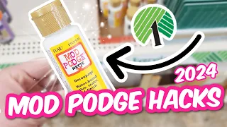 You Won't Believe How I Used DOLLAR TREE MOD PODGE To Make Genius DIYS! 2024 Krafts by Katelyn