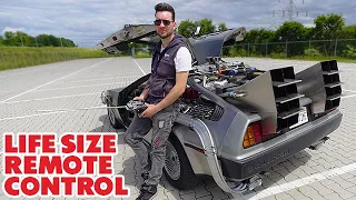 Life Size Remote Controlled DeLorean Replica