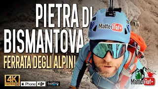 PIETRA di BISMANTOVA 1.041m | Ferrata degli Alpini dal parcheggio di Piazzale Dante