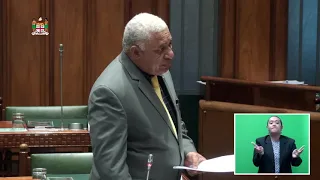 Fijian Prime Minister informs Parliament on how the Turaga-ni-Koro's have been assisting