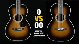 0 vs 00 - Martin Body Size Comparison