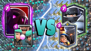 PEKKA + RASCALS Vs MEGA KNIGHT + LITTLE PRINCE | 4V3