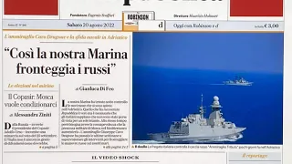 Prime pagine dei giornali di oggi 20 agosto 2022. Rassegna stampa. Quotidiani nazionali italiani