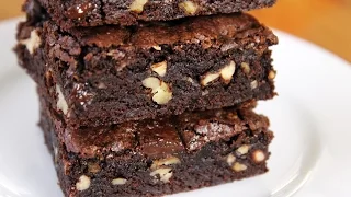 Dark Chocolate Fudge Brownies - Easy recipe Anyone Can Make