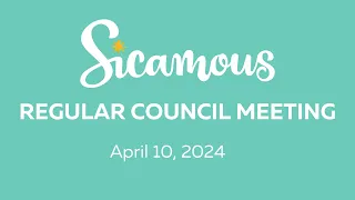 April 10, 2024 Regular Council Meeting
