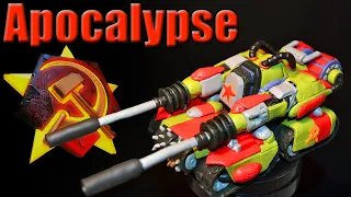 Танк Апокалипсис! Армагеддон на пороге! Ред Айлерт 3 Red Alert   Apocalypse tank Пластилин внутрянка