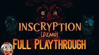 Escape Room Deckbuilding Puzzle Psychological Horror Insanity || Inscryption Demo - Full Playthrough