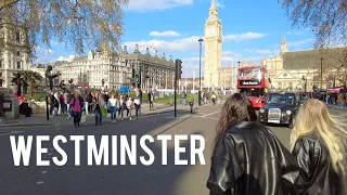 London Walk | WESTMINSTER ABBEY Walking Tour 🇬🇧