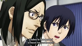 Gakuto se caga en los pantalones Anime : prison school