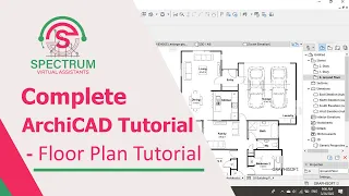 ArchiCAD Tutorial -How To Draw A Floor Plan  In ArchiCAD Tutorial For Beginners Complete Tutorial