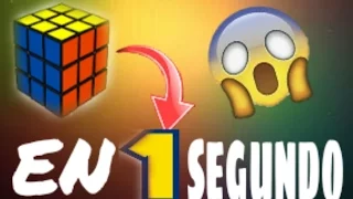 RESUELVO EL CUBO DE RUBIK EN 1 SEGUNDO | HR CUBE