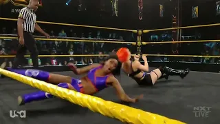 Amari Miller  Crossed Neckbreaker on Gigi Dolin