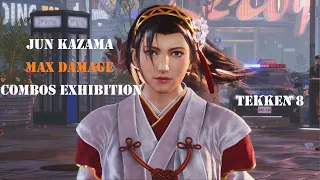 TEKKEN 8 | Jun Kazama Max Damage Combos Exhibition