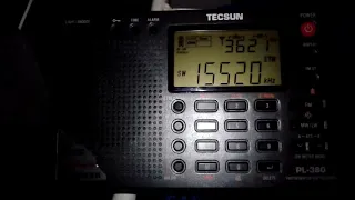 Radio Exterior España 15520Khz - Tecsun PL-380 - Romania/Bucharest