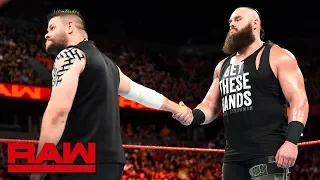 Kevin Owens attempts to befriend Braun Strowman: Raw, June 18, 2018