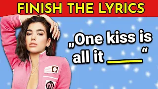 FINISH THE LYRICS - Summer Songs Edition 🎵 | Music Quiz