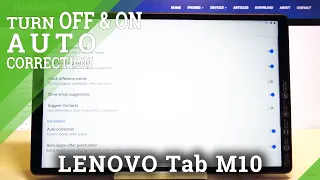 How to Enable Text Correction Option on LENOVO Tab M10 – Keyboard Settings