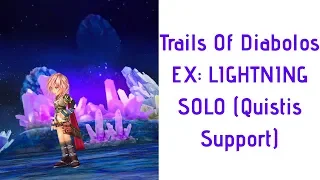 [DFFOO GL] Trials Of Diabolos EX - Lightning Solo (with Quistis support)