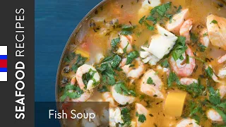 Fish soup with plaice, salmon and shrimp (how to make your own fish stock) | Recipe