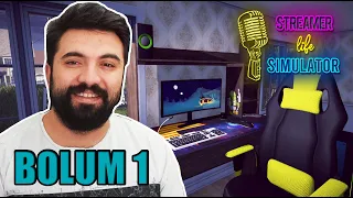 ADŞ İLE STREAMER LIFE SIMULATOR | BÖLÜM 1 | MAHALLEYE GERİ DÖNDÜK!