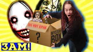 Unboxing HAUNTED Mystery Box (GONE WRONG) - HAUNTED Doll With CURSED Item 3AM Very SCARY