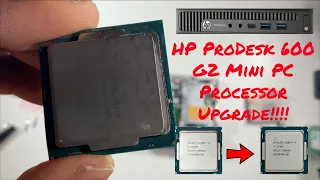 HP ProDesk 600 G2 Mini PC Processor Installation