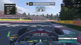 What happen when you pit on formation lap F1 22