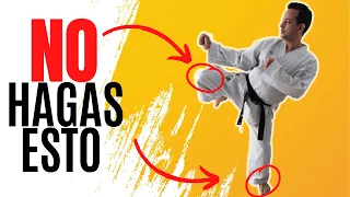 6 errores❌al hacer patadas |Karate Shotokan|