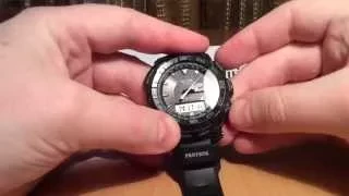 Обзор и настройка Casio PRO TREK PRG-550 [5213]