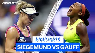 Siegemund Hits Back At US Open Crowd After Losing To Home Favourite Coco Gauff! | Eurosport Tennis