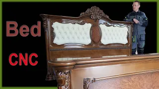 CNC wooden bed / Wood Carving