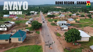 Ayaayo Town in the Wenchi Municipal Bono Region of Ghana 4K  #ayaayo #aiyaiyu #wenchi #ghana