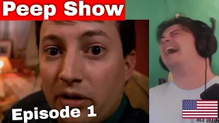 American Reacts Peep Show S1E1