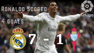 Real Madrid vs Celta Vigo 7-1 - All Goals & Extended Highlights