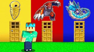 Don’t Choose the Wrong POKEMON Door! (Minecraft Pixelmon)